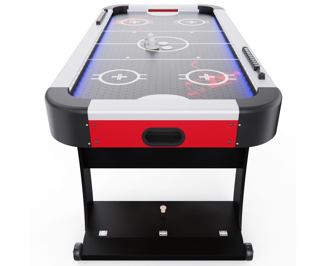 Игровой стол - аэрохоккей DFC IRIS 153 х 76 см с подсветкой