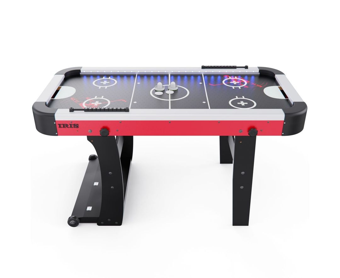 Игровой стол - аэрохоккей DFC IRIS 153 х 76 см с подсветкой
