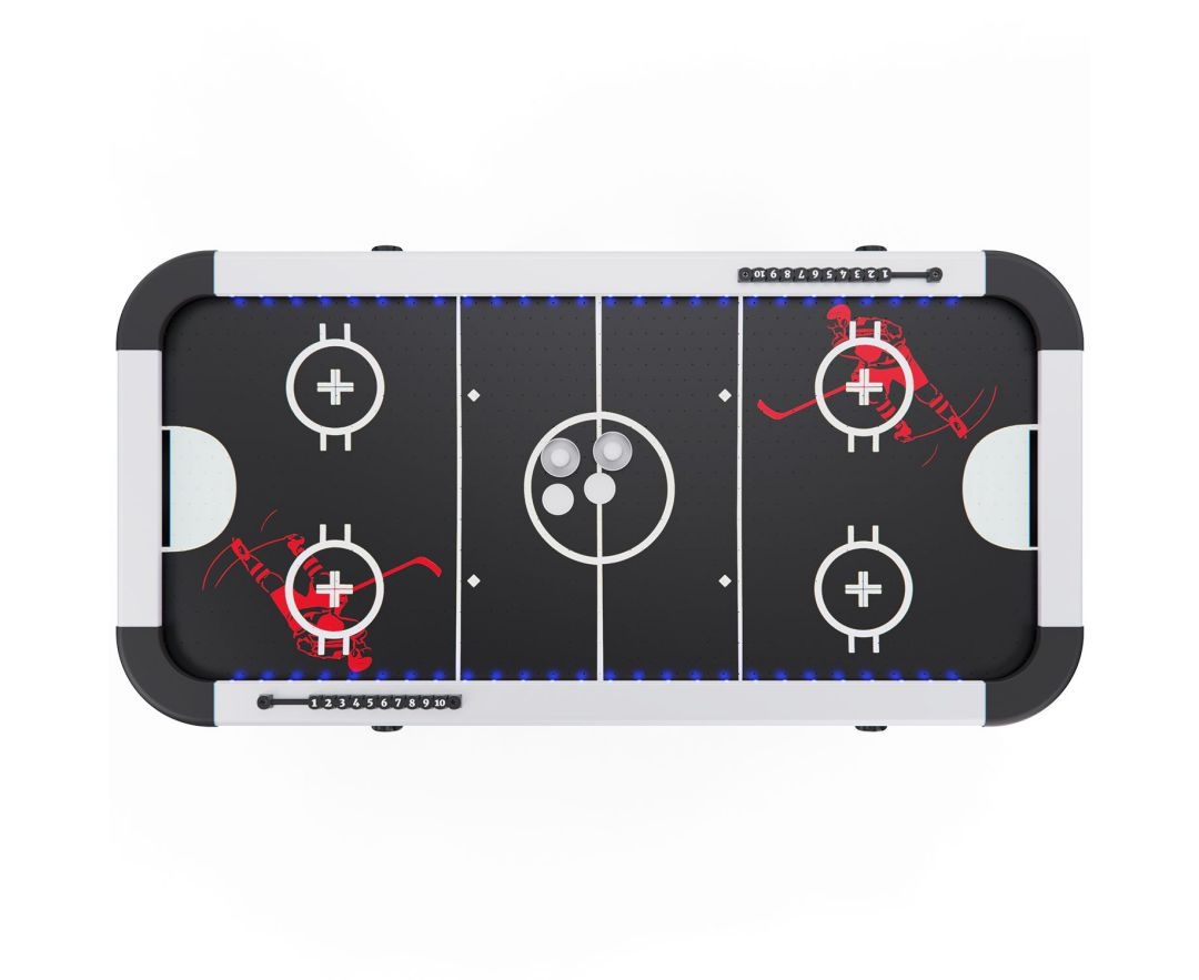 Игровой стол - аэрохоккей DFC IRIS 153 х 76 см с подсветкой