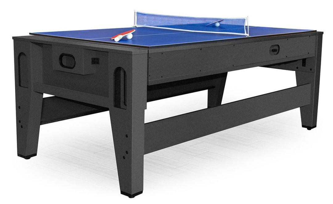 Стол-трансформер Twister 3 в 1 черный (бильярд, аэрохоккей, настольный теннис)