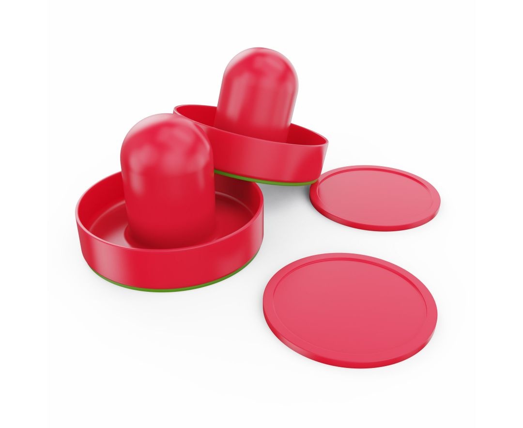 Игровой стол – аэрохоккей с подсветкой DFC Championship 53 складной белый