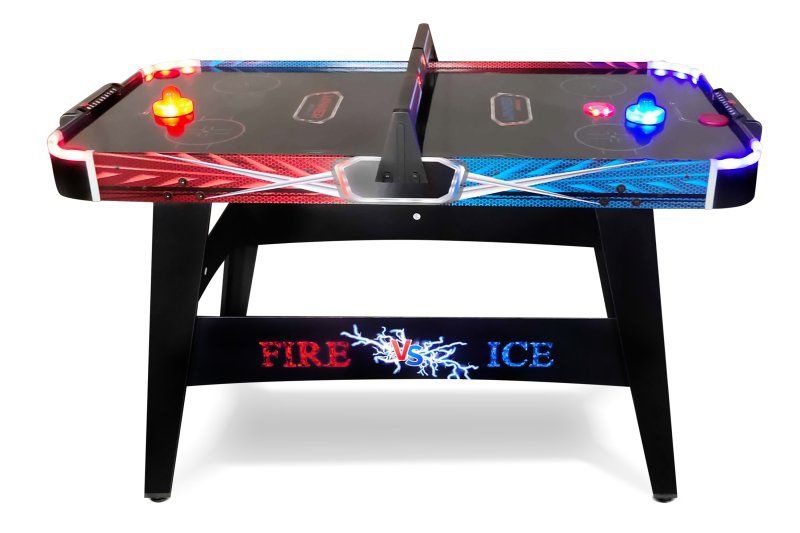 Игровой стол аэрохоккей Fire Ice 4ф