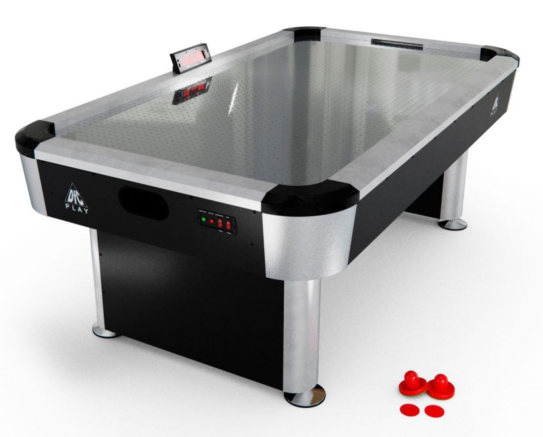 Игровой стол - аэрохоккей DFC Opal нержавеющая сталь